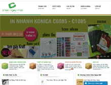 Tablet Screenshot of chaongaymoi.com.vn